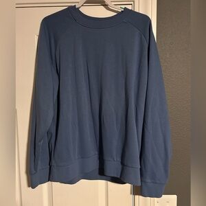 ZELOS Women’s Crewneck Sweater in Deep Blue